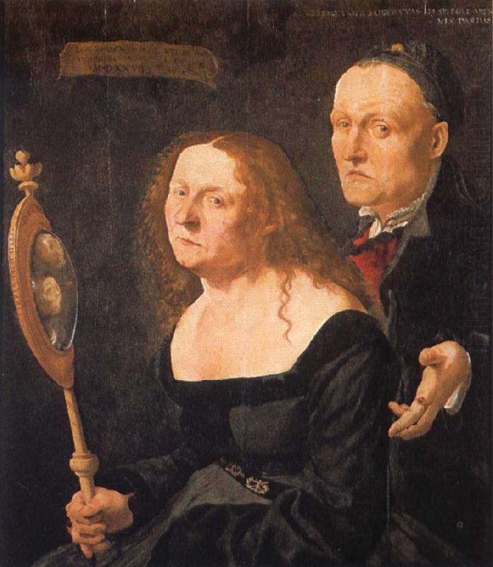 The painter Hans Burgkmair and his wife Anna,nee Allerlai, Lucas Furtenagel